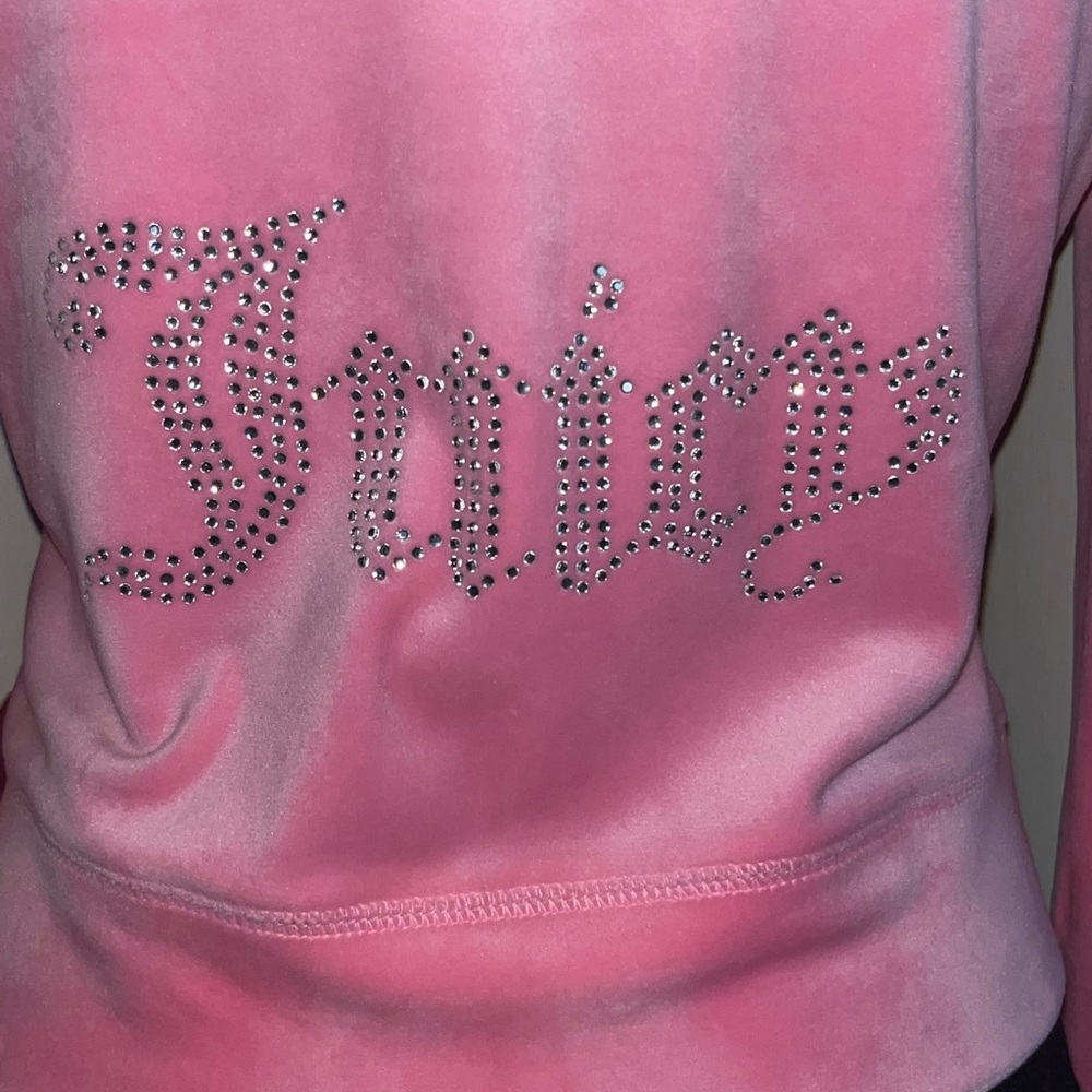 BNWT Juicy X Forever 21 Velor Pink Zipper Hoodie